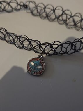 Nightmare Before Christmas Character Sally Black Choker Necklace